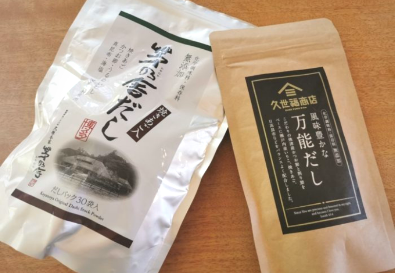茅乃舎と久世福商店 だし比較 味 コスパ 原材料 買いやすさなどを比べてみました マイヒュッゲ ヒュッゲな暮らし